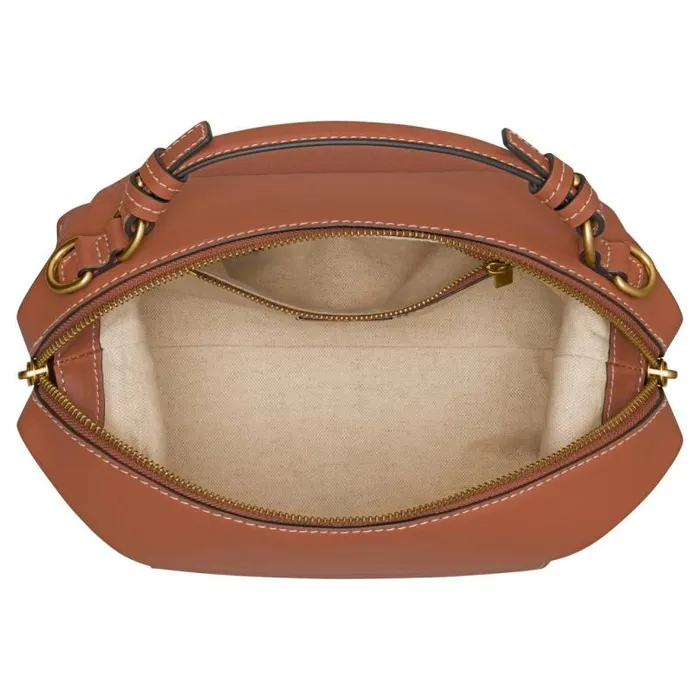 Oroton Crossbody Women Mica Small Bowler Brandy