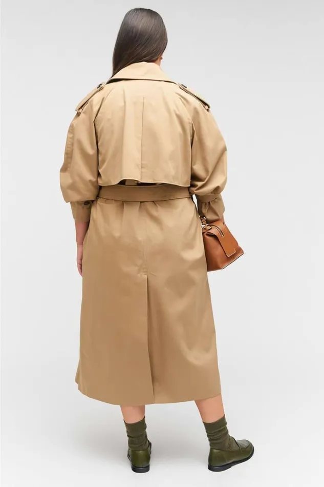 Oroton Jackets and Outerwear Women Trench Dark Camel