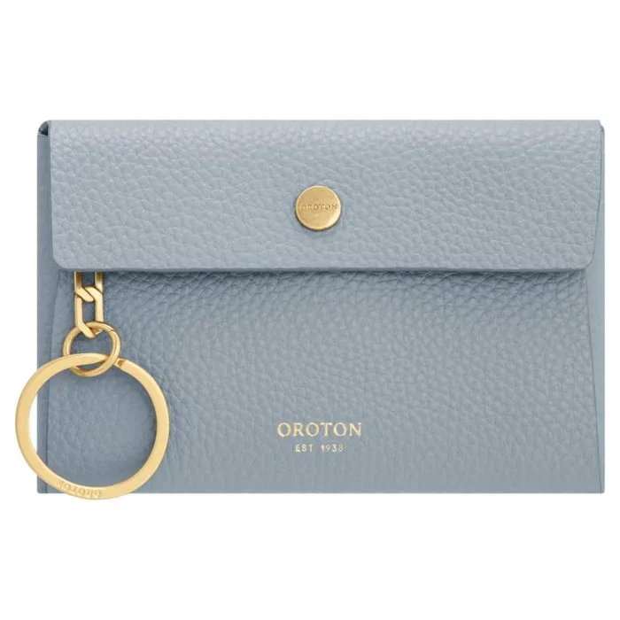 Oroton Keyrings Accessories Margot Keyring Pouch Dusk Blue