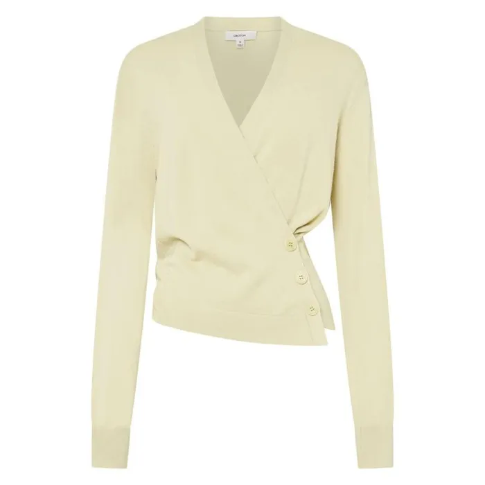 Oroton Knitwear Women Wrap Cardigan Fennel