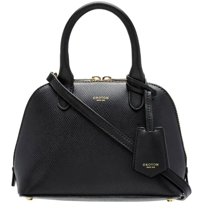 Oroton Mini Bags Women Muse Micro Griptop Black
