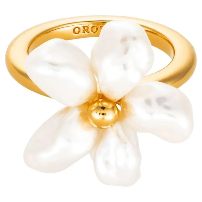 Oroton Rings Jewellery Posy Ring Goldwhite