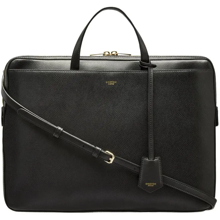 Oroton Work Women Muse 15034 Slim Laptop Bag Black