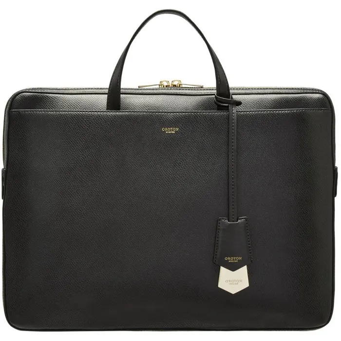Oroton Work Women Muse 15034 Slim Laptop Bag Black