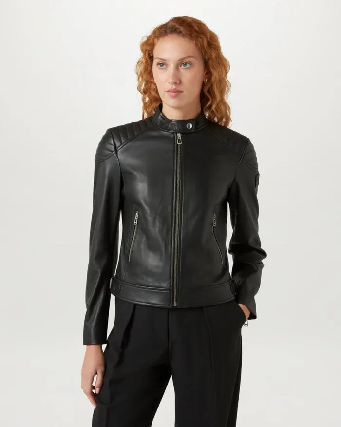 Outerwear Best Sellers Women Belstaff Mollison Jacket Black Outerwear Best Sellers Women Belstaff Mollison Jacket Black