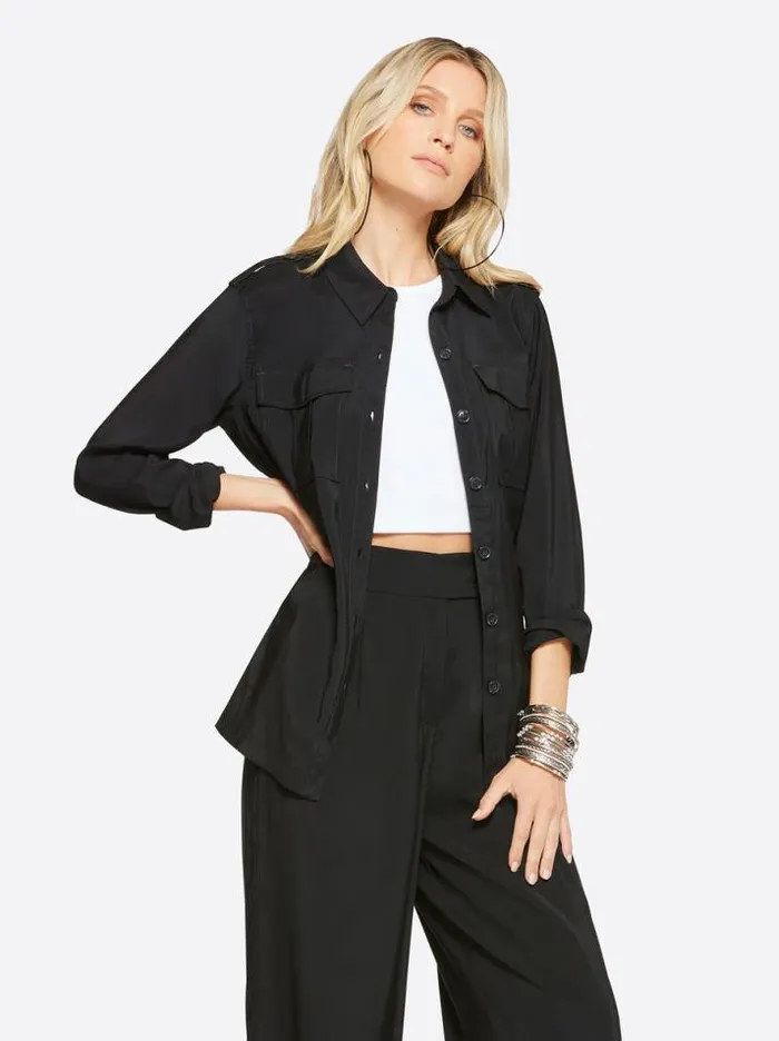 Outerwear Clothing Jessica Simpson Jessa Jacket In Black