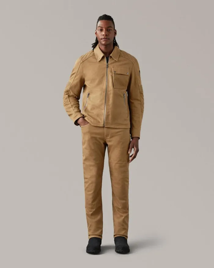 Overshirts Men Belstaff Outrider Motorcycle Overshirt British Khaki Overshirts Men Belstaff Outrider Motorcycle Overshirt British Khaki