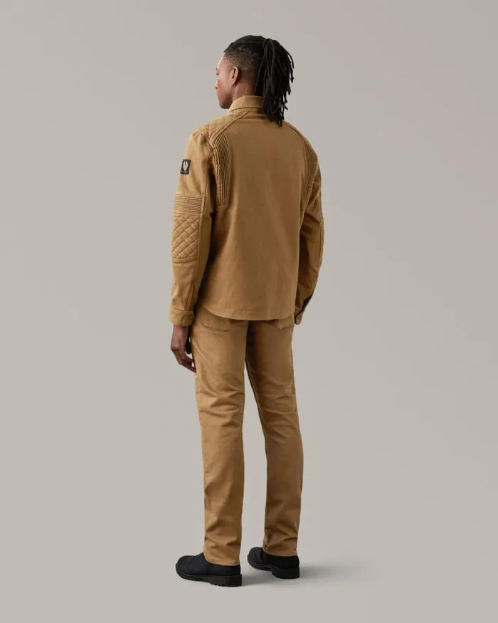 Overshirts Men Belstaff Outrider Motorcycle Overshirt British Khaki Overshirts Men Belstaff Outrider Motorcycle Overshirt British Khaki