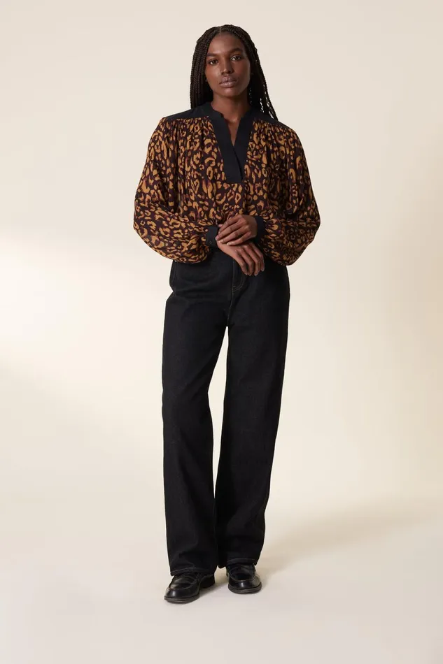Pants and Jeans Women Leon and Harper Francois Pl3 Jeans Black