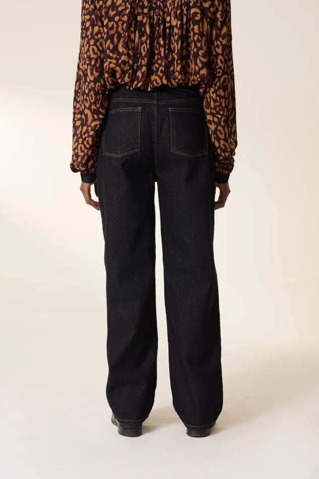 Pants and Jeans Women Leon and Harper Francois Pl3 Jeans Black