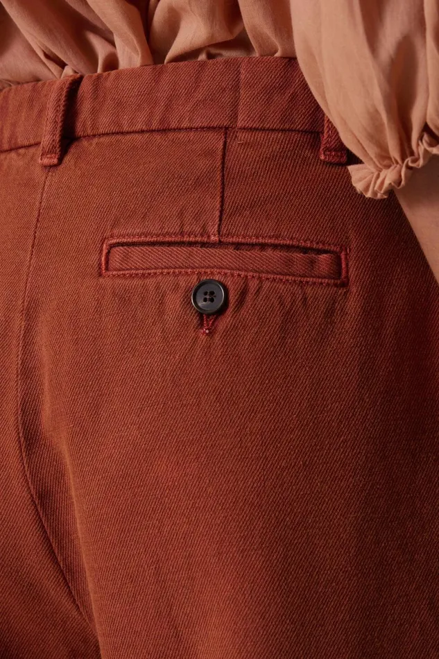 Pants and Jeans Women Leon and Harper Philo Pl2 Pants Terracotta