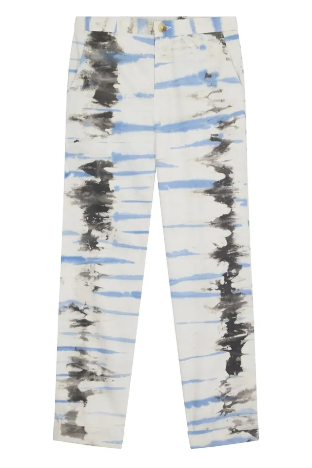 Pants and Jeans Women Leon and Harper Pol Tie and Dye Trousers Blue