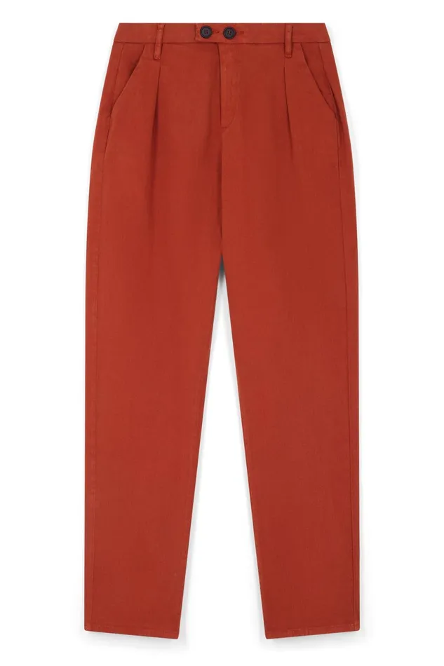 Pants and Jeans Women Leon and Harper Prodige Pl2 Pants Terracotta