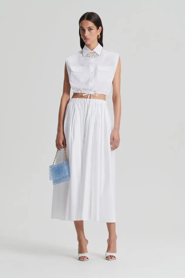 PARACHUTE FULL SKIRT WHITE Skirts Scanlan Theodore Women