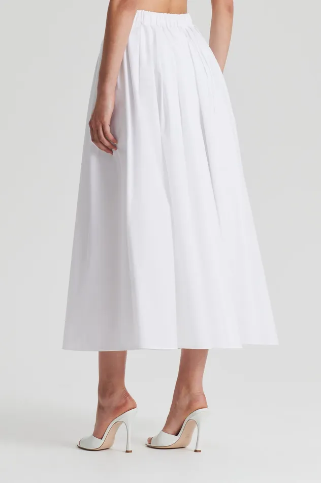 PARACHUTE FULL SKIRT WHITE Skirts Scanlan Theodore Women PARACHUTE FULL SKIRT WHITE Skirts Scanlan Theodore Women