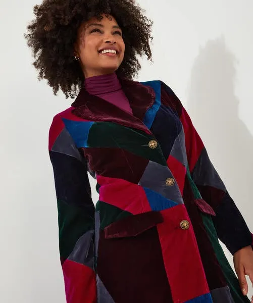 Perfectly Patchwork Coat Multi Coats and Jackets Joebrowns Apparel