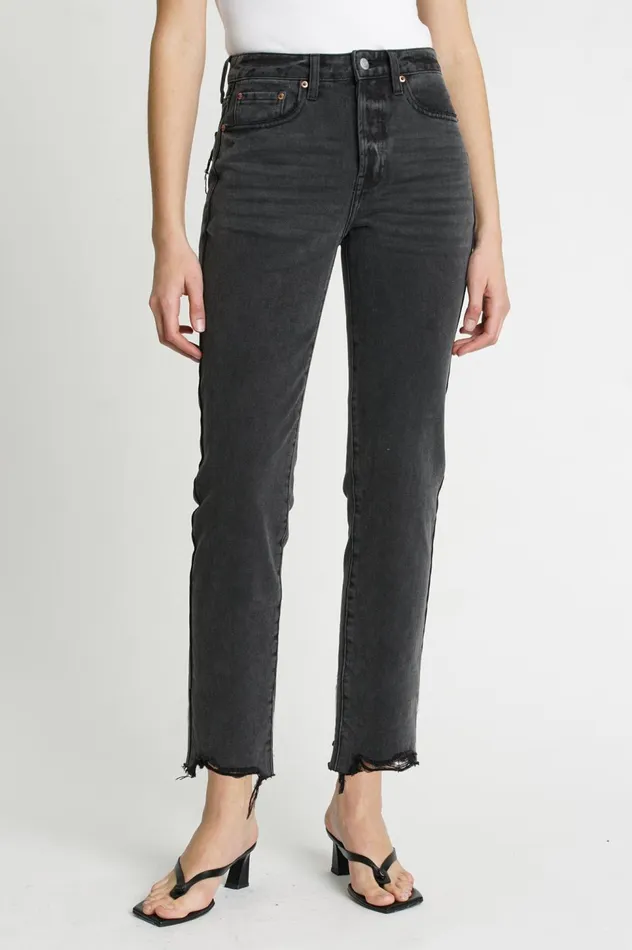 Pistola Denim Charlie High Rise Straight 8211 Salem Women Denim