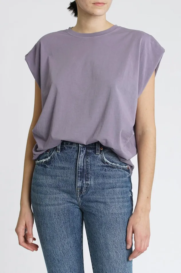 Pistola Denim Trina Muscle Tee 8211 Lilac Smoke Women Tops
