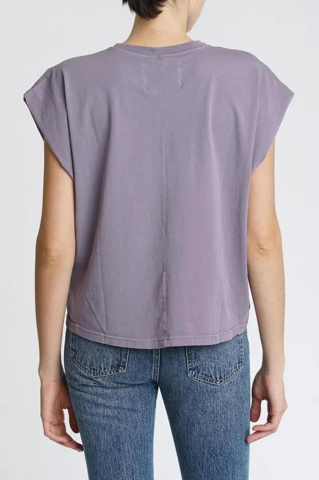 Pistola Denim Trina Muscle Tee 8211 Lilac Smoke Women Tops