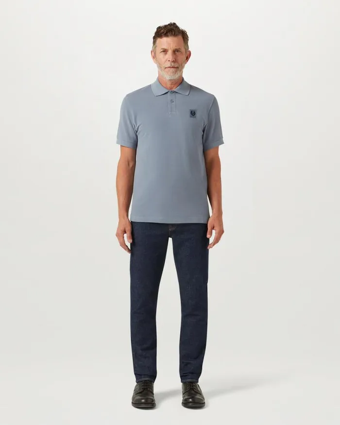 Polo Shirts Men Belstaff Belstaff Polo Blue Flint