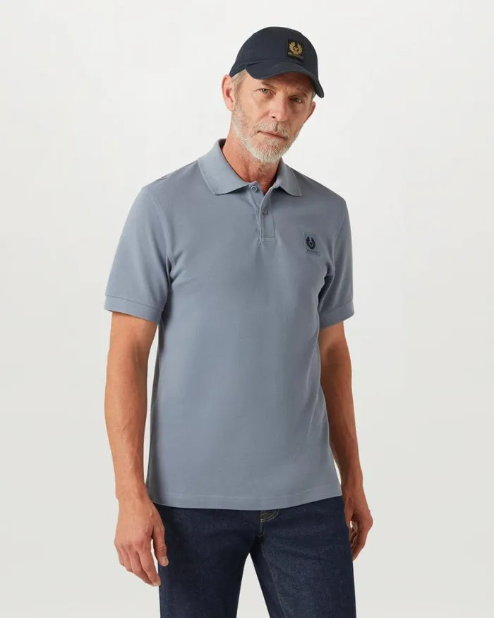 Polo Shirts Men Belstaff Belstaff Polo Blue Flint