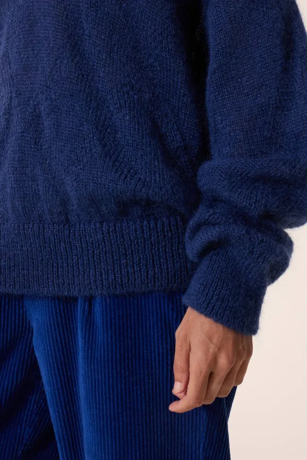Pulls and Vests Women Leon and Harper Malili Pln Jumper Navy