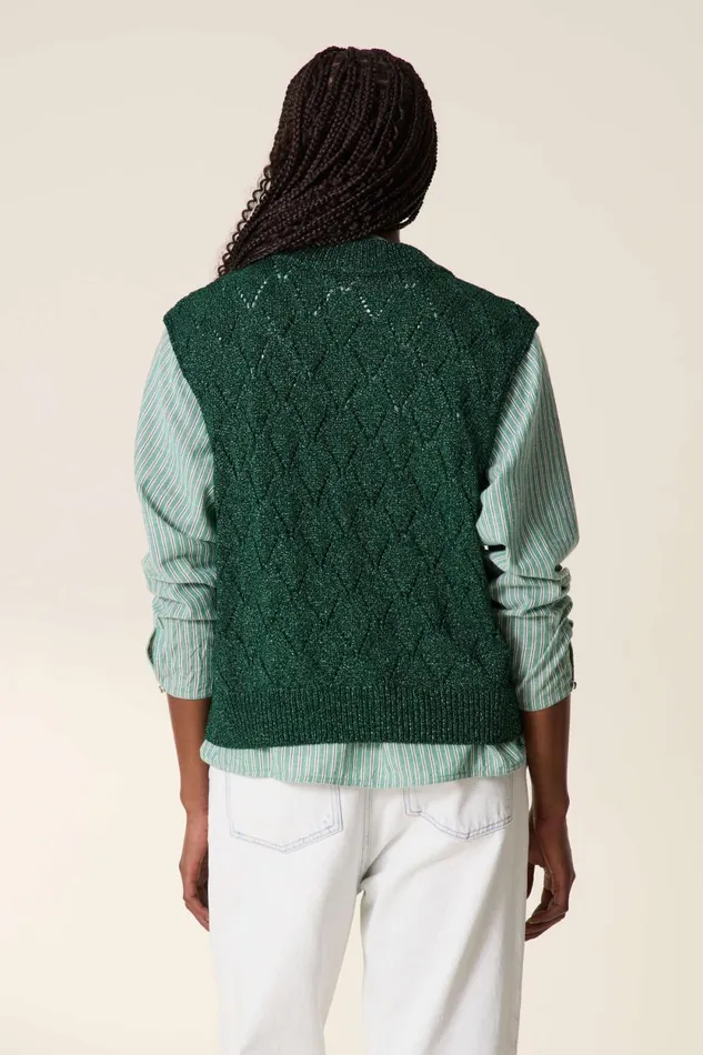Pulls and Vests Women Leon and Harper Pull Mitsou Pl3 Green