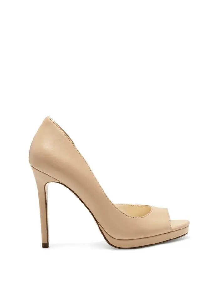 Pumps Shoes Jessica Simpson Kimli Peep Toe Pump In Buff