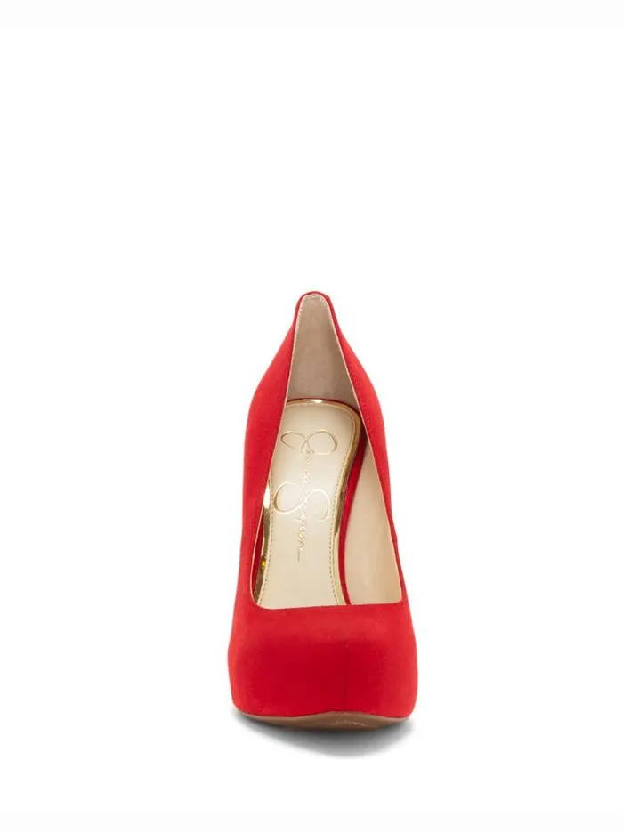 Pumps Shoes Jessica Simpson Parisah Platform Pump In Red Muse