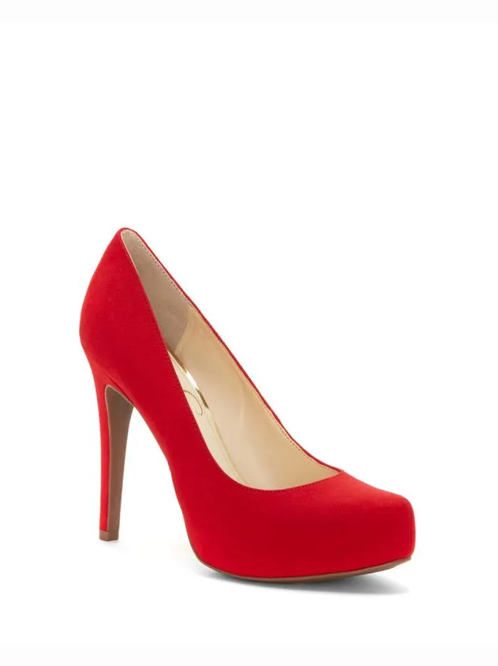 Pumps Shoes Jessica Simpson Parisah Platform Pump In Red Muse