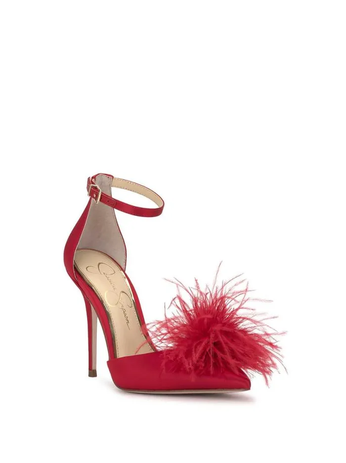 Pumps Shoes Jessica Simpson Wolistie High Heel In Red Muse