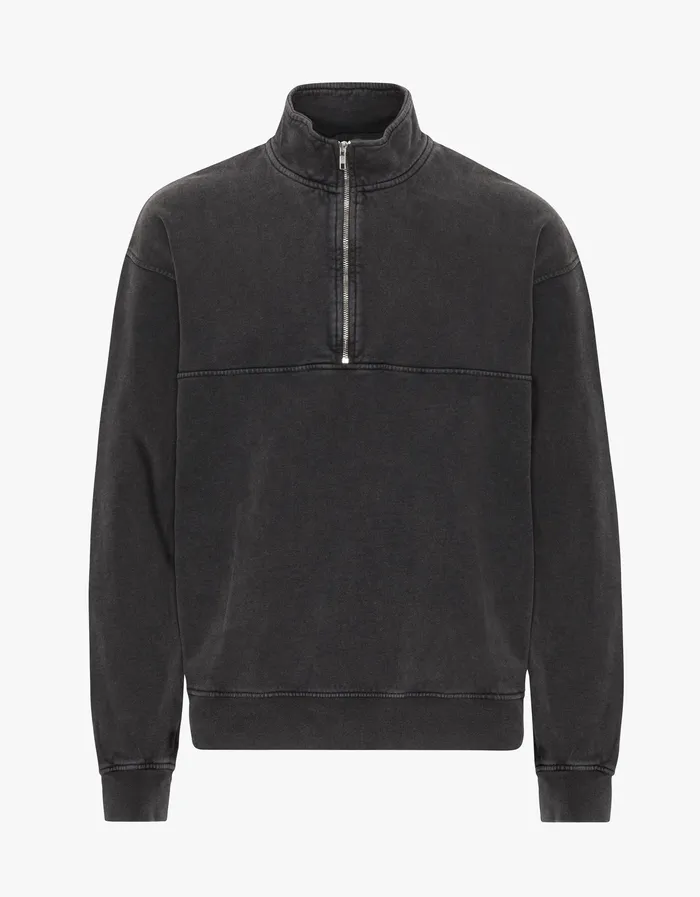 Quarter Zips Colorfulstandard Women Organic Quarter Zip 8211 Faded Black