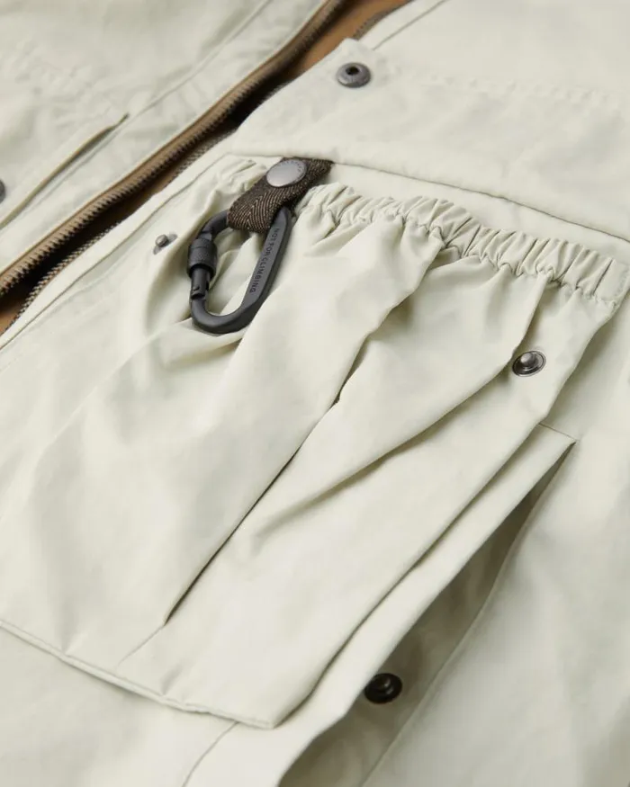 Quilt and Down Jackets Men Belstaff Centenary Reversible Down Jacket Chalk British Khaki