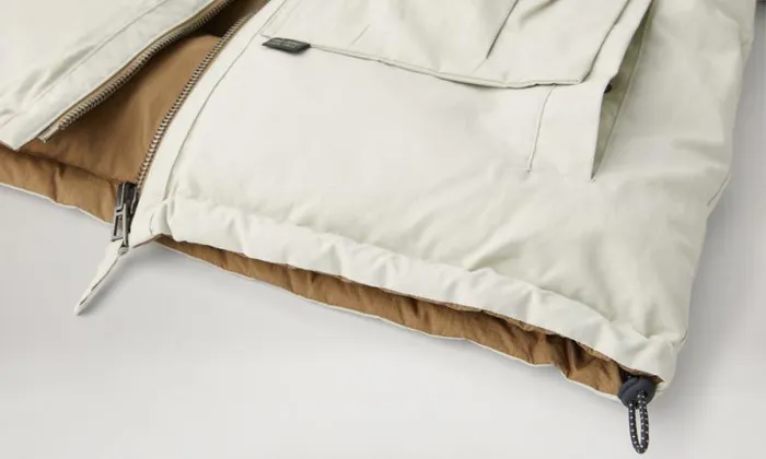 Quilt and Down Jackets Men Belstaff Centenary Reversible Down Jacket Chalk British Khaki
