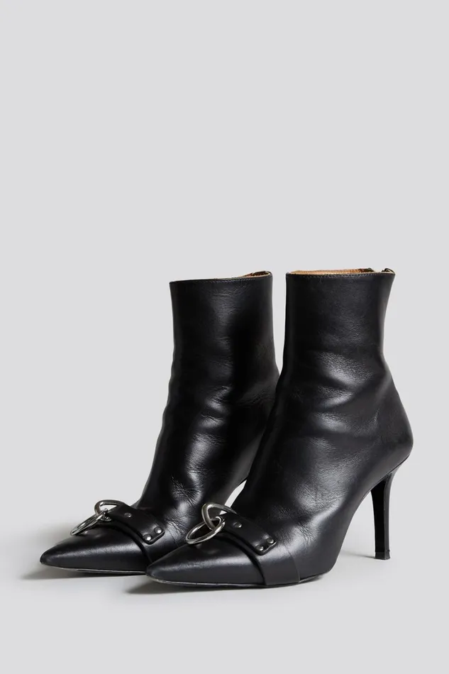 R13 Harness Women SID HEELED HARNESS BOOT 8211 BLACK