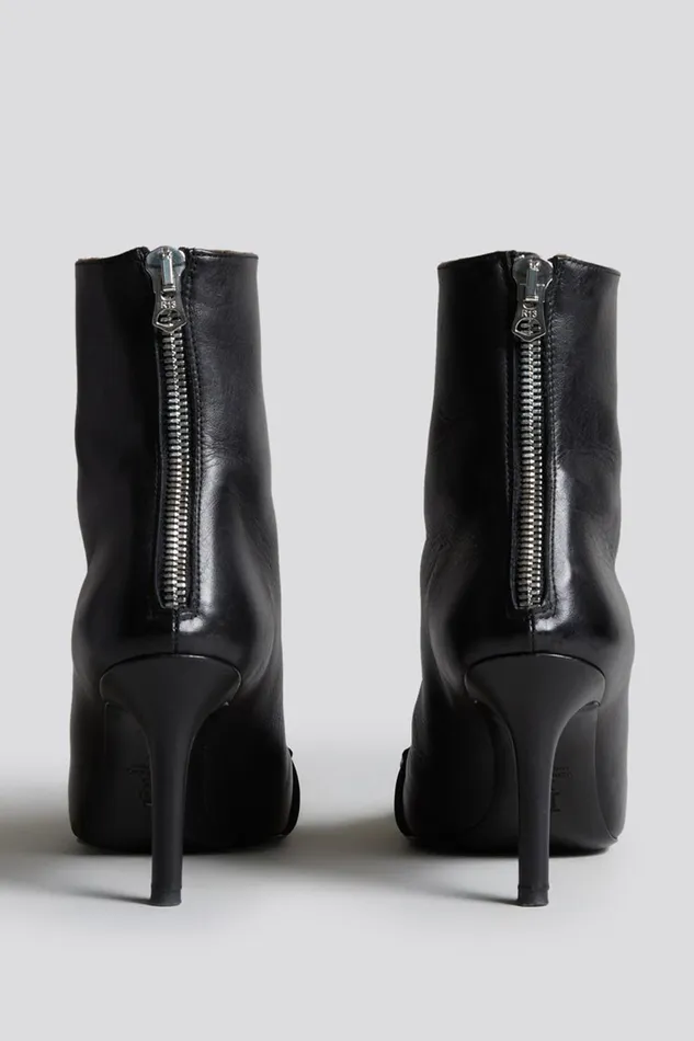 R13 Harness Women SID HEELED HARNESS BOOT 8211 BLACK