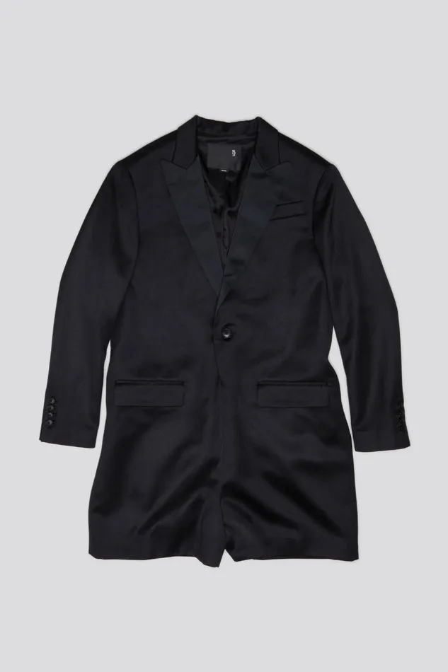 R13 Jackets and Coats Women TUXEDO ROMPER 8211 BLACK