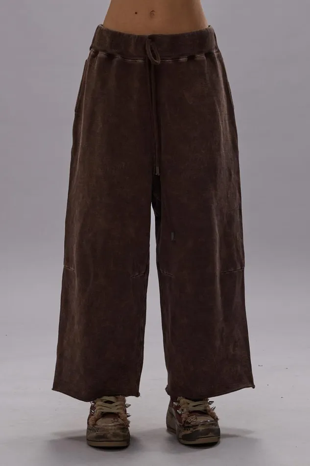 R13 Pants and Shorts Women ARTICULATED KNEE SWEATPANT 8211 BROWN R13 Pants and Shorts Women ARTICULATED KNEE SWEATPANT 8211 BROWN