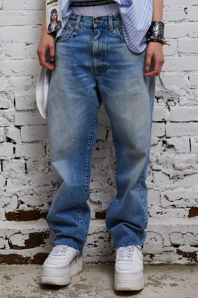 R13 Sale Women BOYFRIEND JEAN 8211 IRVING BLUE