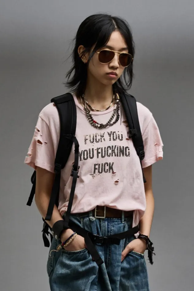 R13 Sale Women FYYFF BOY T 8211 LIGHT PINK