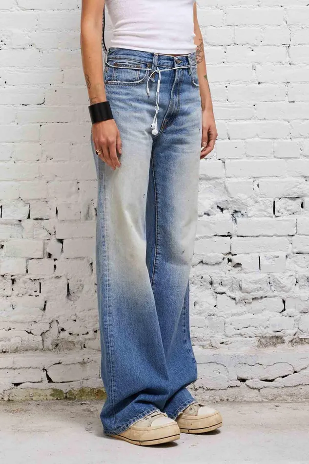 R13 Sale Women JANE JEAN 8211 TURNER BLUE
