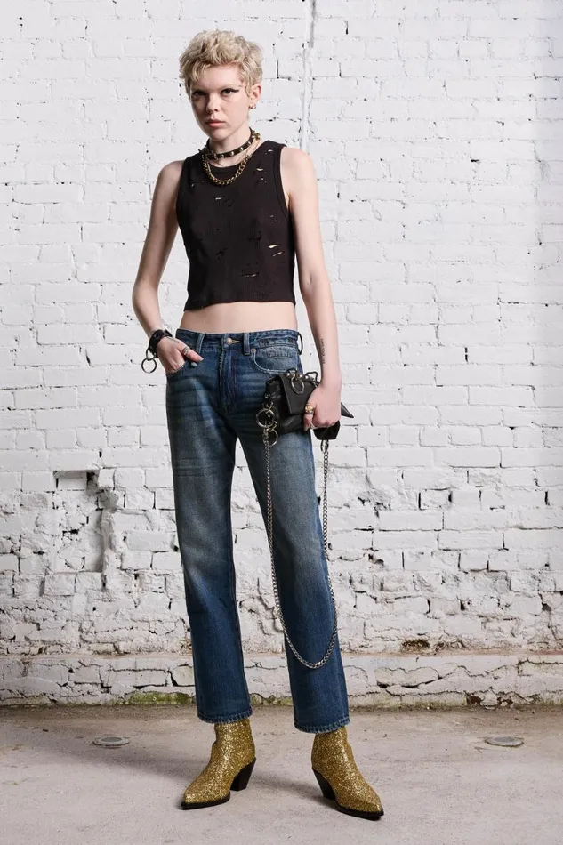 R13 Sale Women ROMEO JEAN 8211 DANE INDIGO