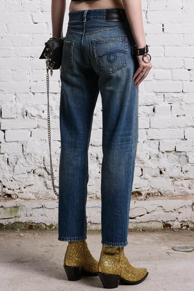 R13 Sale Women ROMEO JEAN 8211 DANE INDIGO