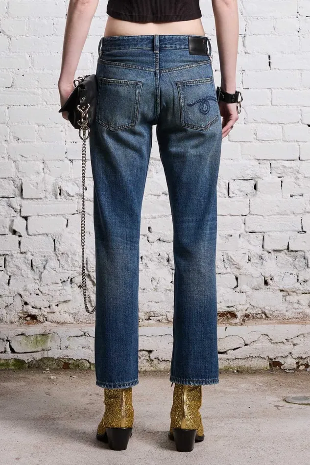 R13 Sale Women ROMEO JEAN 8211 DANE INDIGO