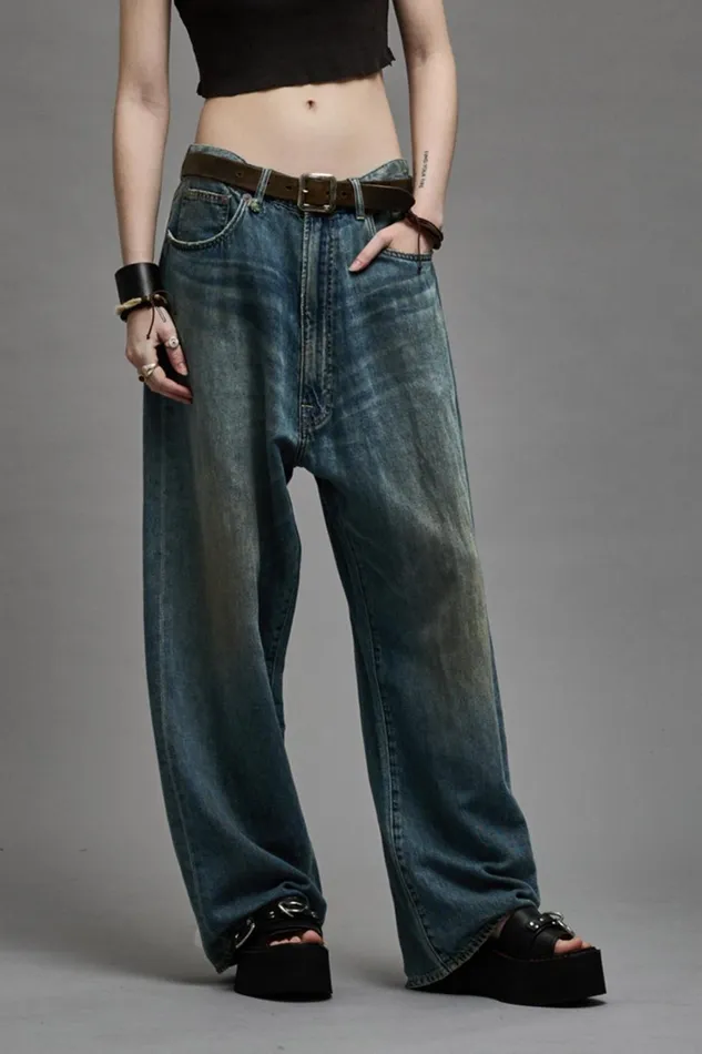 R13 Sale Women VENTI JEAN 8211 WEBER LINEN INDIGO