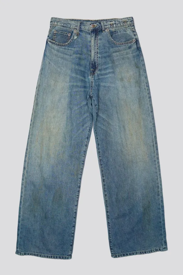R13 Sale Women VENTI JEAN 8211 WEBER LINEN INDIGO