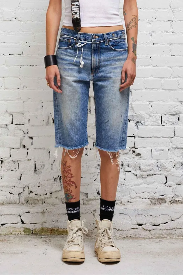 R13 ShortsSkirts Women AXL SHORT 8211 TURNER BLUE