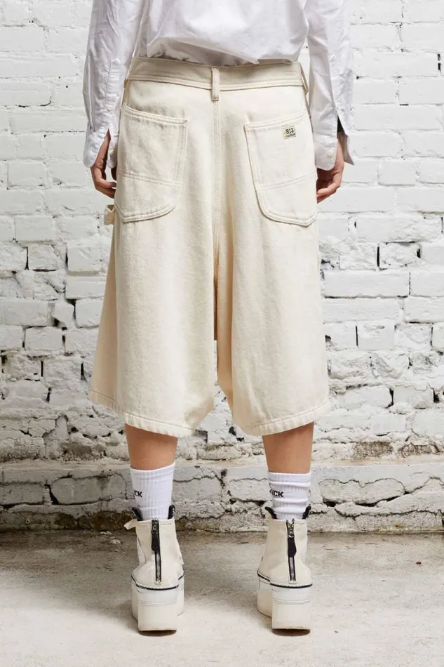 R13 ShortsSkirts Women JESSE CARPENTER SHORT 8211 KOZE ECRU