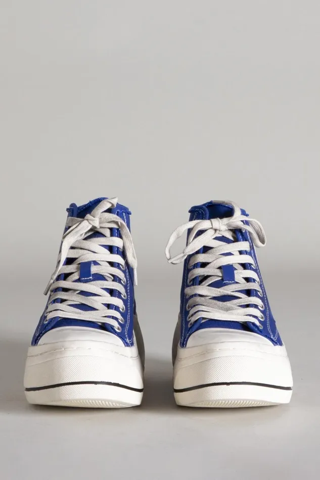 R13 Sneakers Women High Top Sneaker 8211 Royal Blue