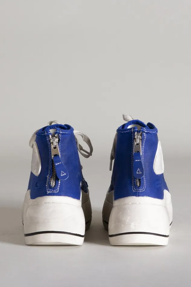 R13 Sneakers Women High Top Sneaker 8211 Royal Blue